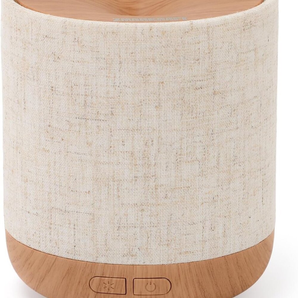 Essential Oil Diffuser 200ml with Fabric Cover and Night Lamp | Ultrasonic Aroma